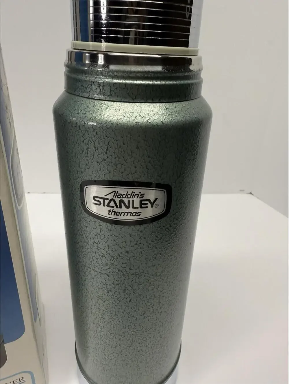 Stanley Thermos Green Aladdin's Quart NO. A-1357 B Steel 0.95LVintage 90's - Picture 5 of 15